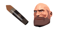 Team Fortress 2 Heavy and Bullet Curseur