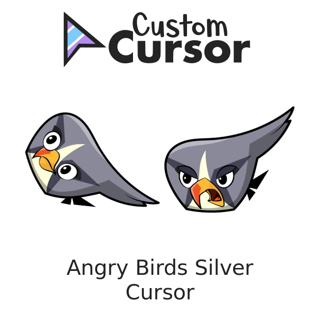 Angry Birds Silver cursor – Custom Cursor