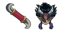 Demon Slayer Zohakuten and Double-Bladed Dagger Curseur