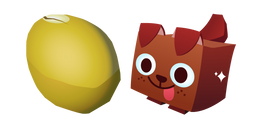 Курсор Roblox Pet Simulator Dog and Golden Egg