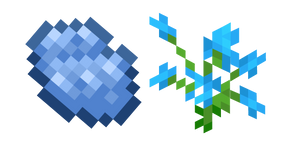 Minecraft Enchanted Trident cursors – Custom Cursor