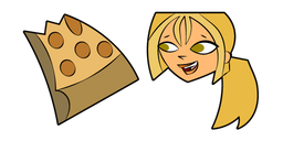 Total Drama Bridgette and Pizza Cursor