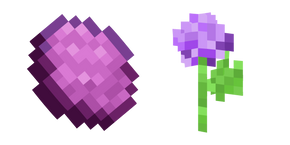Minecraft Magenta Dye and Allium cursor