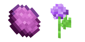 Minecraft Magenta Dye and Allium Cursor