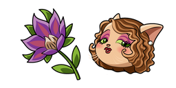 Lackadaisy Mitzi May and Flower cursor