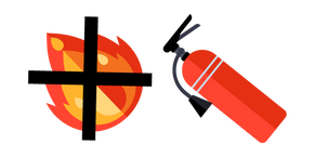 Fire and Fire Extinguisher Cursor