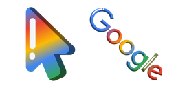 Minimal Gradient Google Logo Cursor