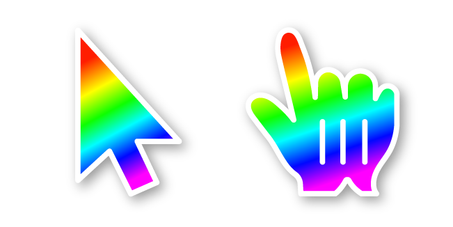 Rainbow ani/cur Cursors