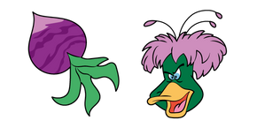 Ducktales Dr. Reginald Bushroot and Beetroot Curseur