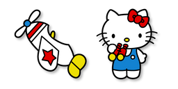 Курсор Hello Kitty and an Airplane