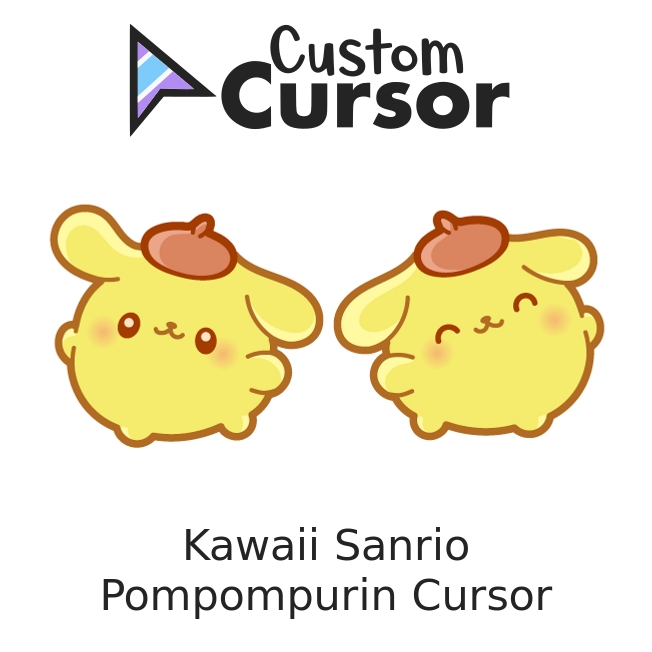 Kawaii Sanrio Pompompurin cursor – Custom Cursor