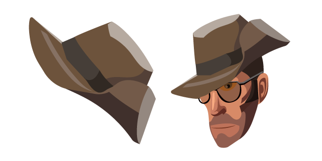 Team Fortress 2 Sniper and Hat курсор