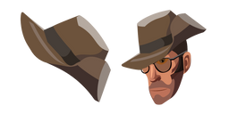 Team Fortress 2 Sniper and Hat Cursor