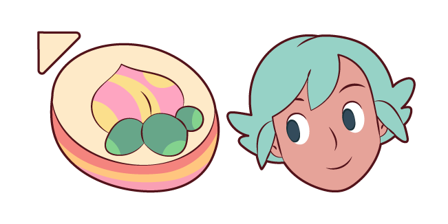 Bee and PuppyCat Cas Wizard and Peach Bread Cursor