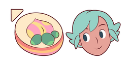 Bee and PuppyCat Cas Wizard and Peach Bread Cursor