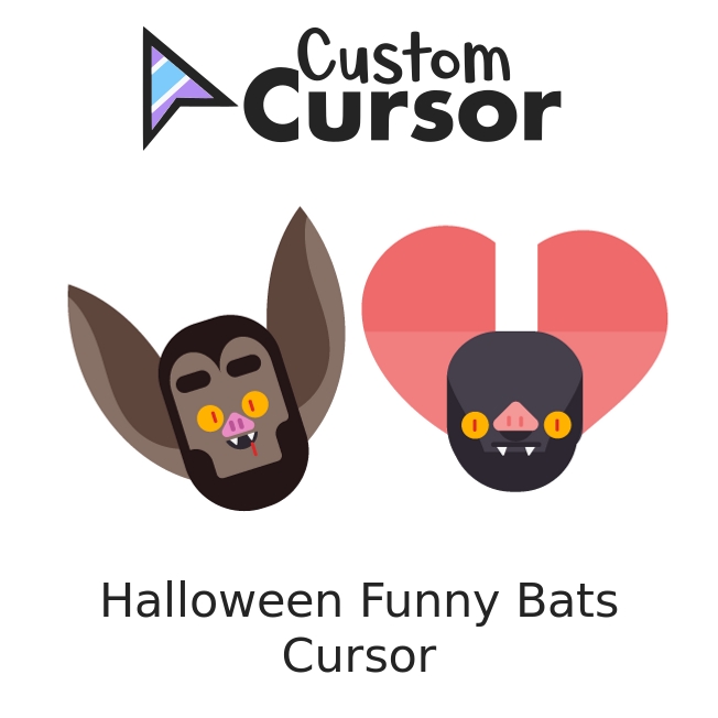 Halloween Funny Bats cursor – Custom Cursor