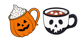 Halloween Cups of Cocoa Cursor