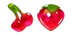 Gummy Cherry and Strawberry Candy cursor