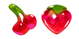 Gummy Cherry and Strawberry Candy Cursor