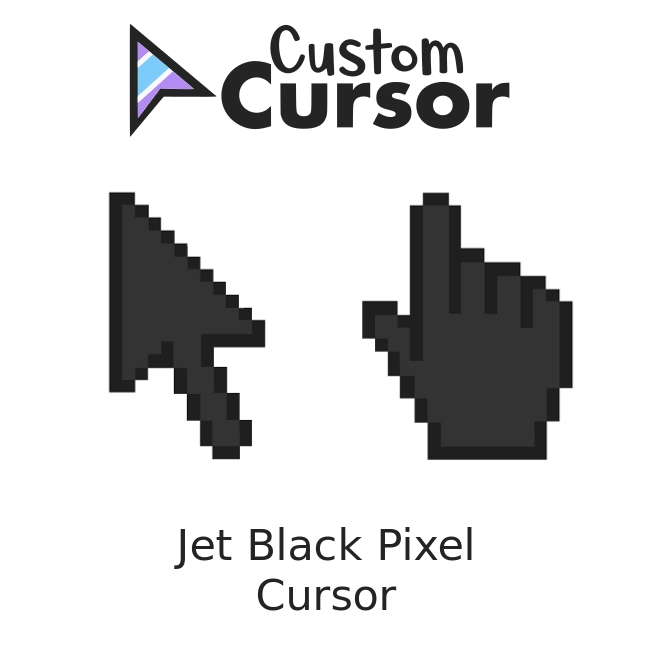 Jet Black Pixel курсор пак – Custom Cursor