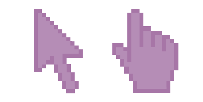 African Violet Pixel Cursor