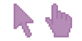 African Violet Pixel cursor