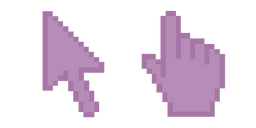 African Violet Pixel Cursor