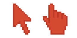 Chili Red Pixel Cursor