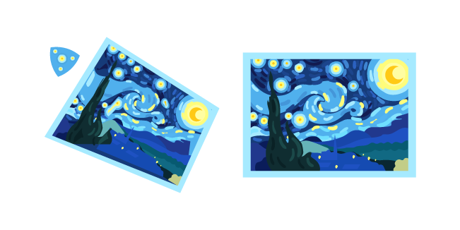 The Starry Night Vincent van Gogh Cursor