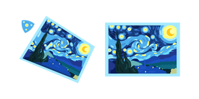 The Starry Night Vincent van Gogh Curseur