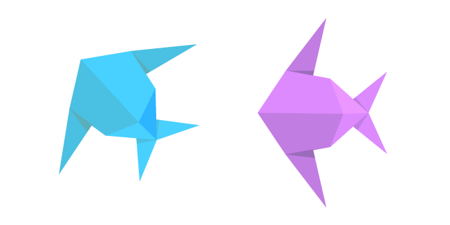 Origami Dory Fish Cursor