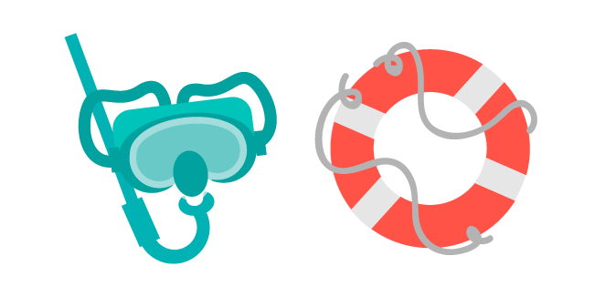 Snorkel Mask and Lifebuoy курсор