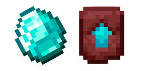 Minecraft Diamond and Smithing Template Cursor