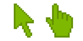 Apple Green Pixel Curseur