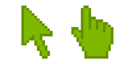 Apple Green Pixel Cursor