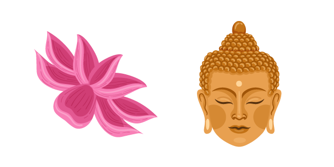 Buddha and Lotus курсор