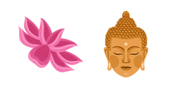 Курсор Buddha and Lotus