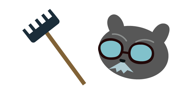 Night in the Woods Gravedigger and Rake Cursor