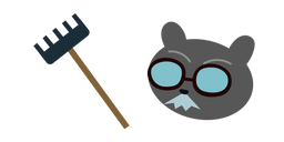 Night in the Woods Gravedigger and Rake Cursor