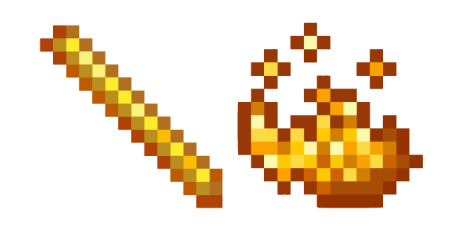 Minecraft Blaze Rod and Blaze Powder Cursor