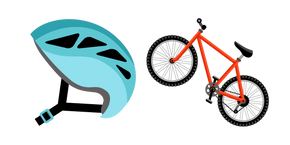 Bicycle and Cycling Helmet cursor