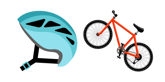 Bicycle and Cycling Helmet курсор