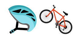 Bicycle and Cycling Helmet Cursor