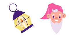 Gnome and Lantern Cursor