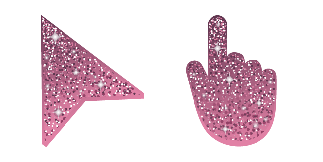 Lavender Pink Glitter Cursor