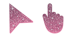 Lavender Pink Glitter Cursor