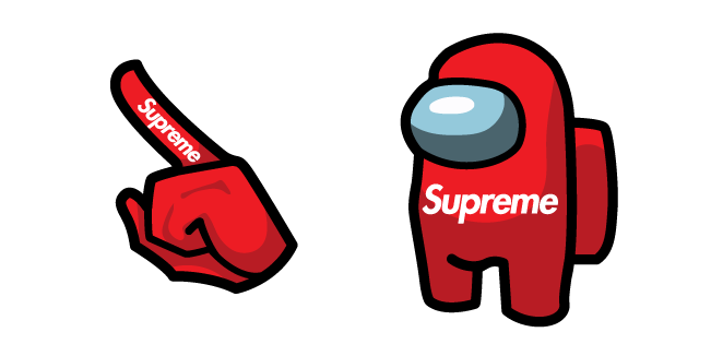 Among Us Red Supreme Character Cursor