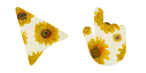 Sunflowers Vincent van Gogh Style Cursor