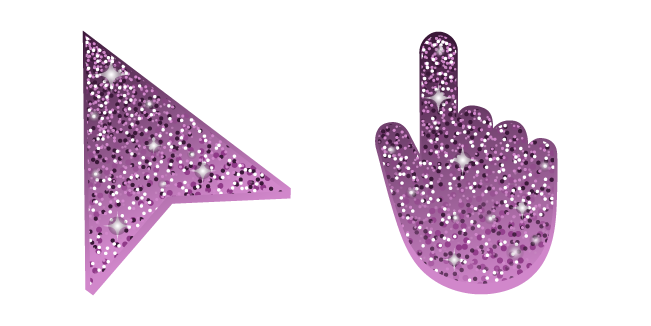 French Mauve Glitter Cursor