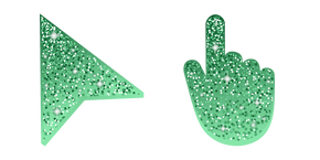 Pigment Green Glitter Cursor